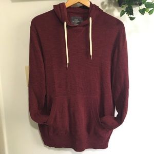 Burgundy hoodie